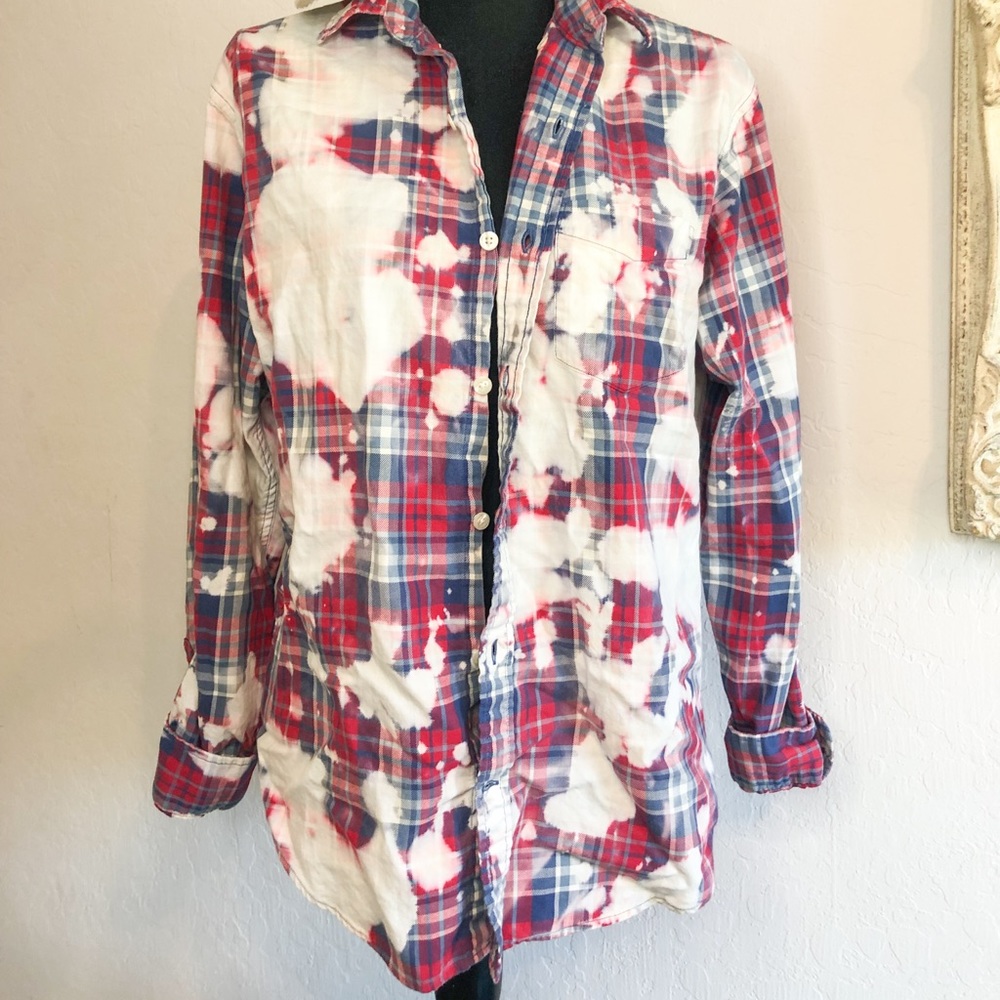 Bleached flannel